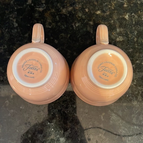 Fiesta Homer Laughlin China Coffee Mug Set of Two - Picture 4 of 4